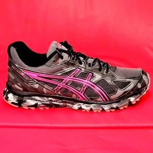 Asics Gel Scram 2.0 Gray Camouflage Women's Running Shoes # T59AQ size 9.5